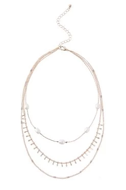 Nova Layered Pearl Necklace
