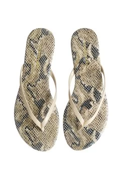 Snake Thong Flip Flops