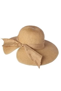 Ribbon Trim Sun Hat