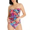 Bold Rush Molded Bandeau Tankini Top