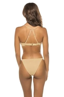 Ryan Shimmer Underwire Bikini Top -Luna Beach Shop RYAN SH Bikini Top Champagne Back1