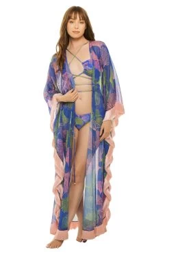 Ocean Leaf Kimono