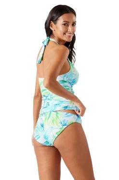 Tommy Bahama Reversible Halter Tankini Top -Luna Beach Shop SS100325 Tankini Top White Back