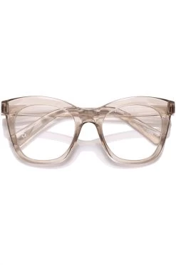 Harlots Bed Blue Light Filter Glasses (0.0 Strength) -Luna Beach Shop TBC NEUTRAL TEA Reading20Glasses Front 90547