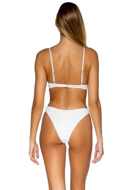 Elizabeth Underwire Bikini Top 3 Elizabeth Underwire Bikini Top -Luna Beach Shop U960TOPTWH Bikini Top Optic White Back