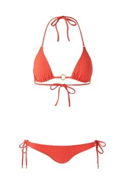 Melissa Odabash Venice Triangle Bikini Top -Luna Beach Shop VENICE TOP HS Bikini Top Apricot Laydown