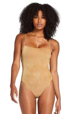Jenna Metallic One Piece Swimsuit