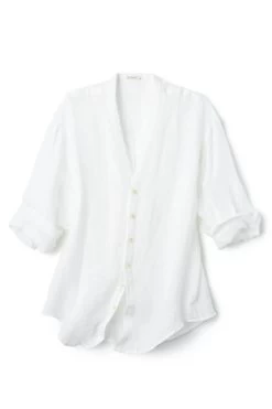 EBW X Vitamin A Shirt Dress -Luna Beach Shop VIT WHITE ECOGA Shirt20Dresses Laydown 91852