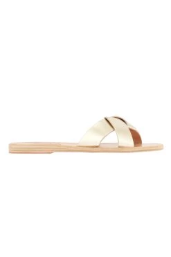 Ancient Greek Sandals Whitney Sandals -Luna Beach Shop WHITNEY Shoe Platinum Side2